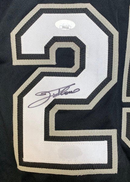 Jim Thome Autographed Chicago Pro Style Grey Baseball Jersey (JSA