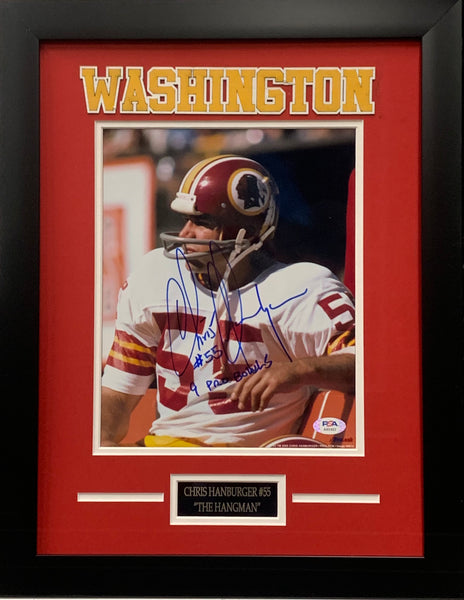 Chris Hanburger autographed Mini Helmet (Washington Redskins)