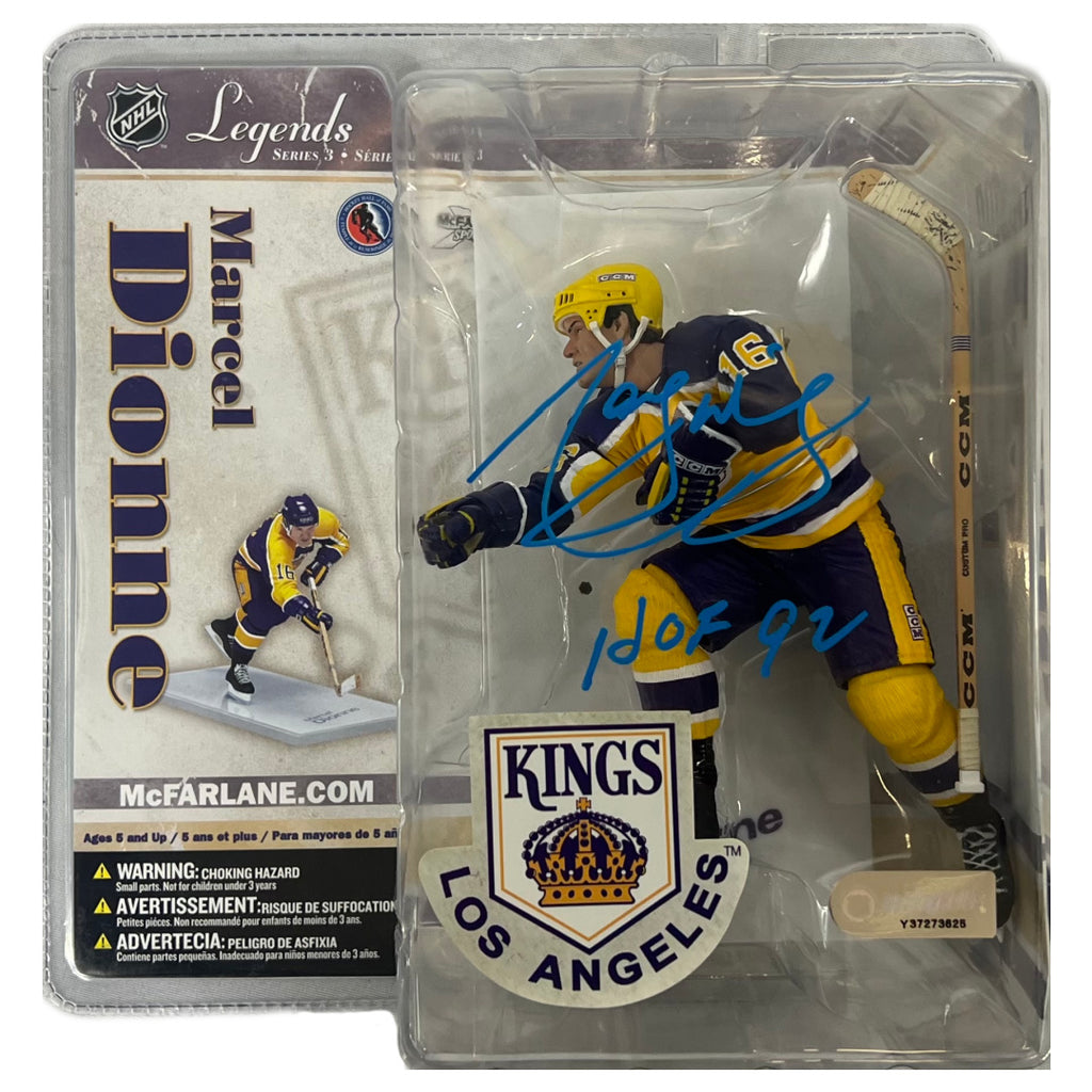 Marcel Dionne autographed signed NHL Los Angeles Kings action figure BAS