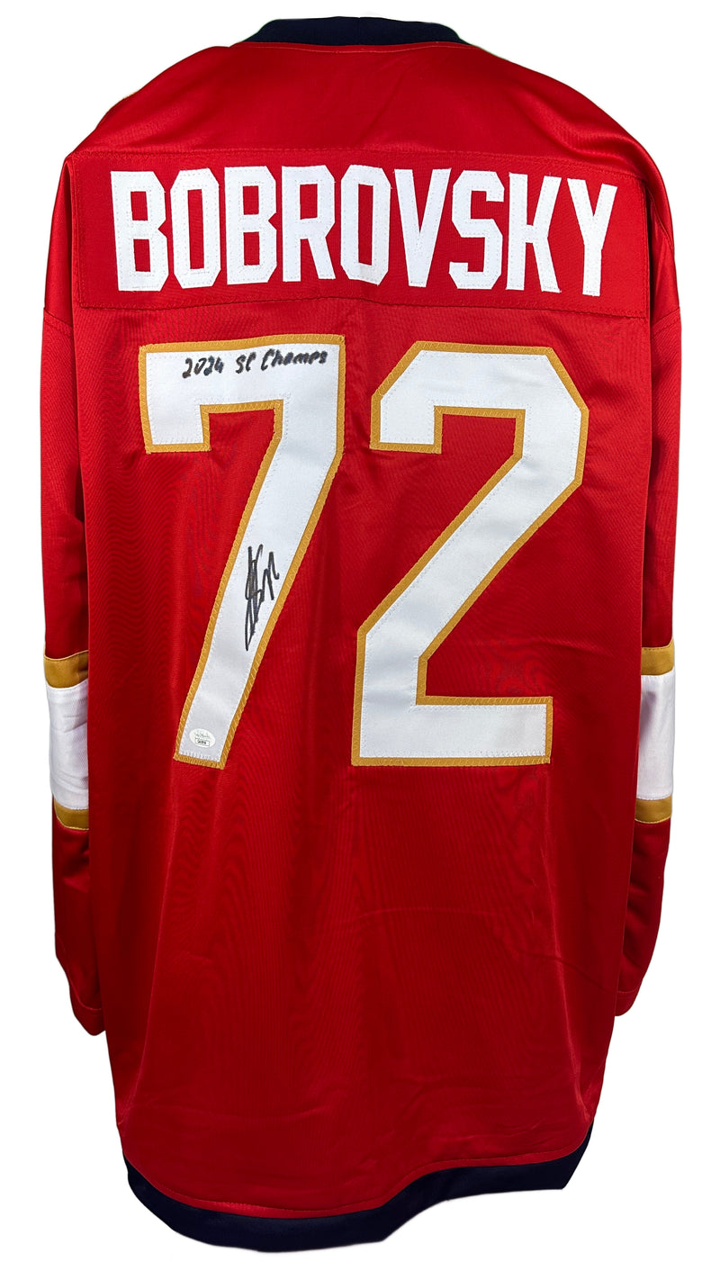 Sergei Bobrovsky signed autographed inscribed jersey NHL Florida Panthers JSA