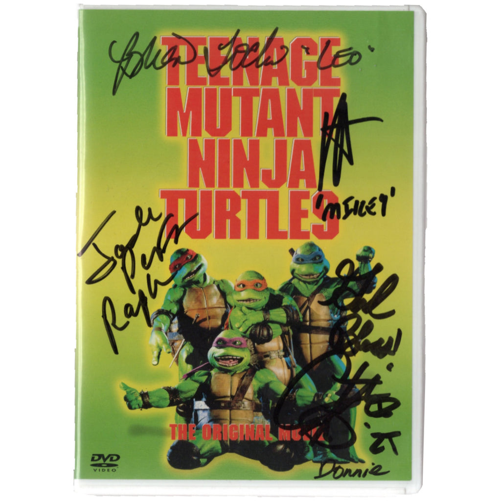 Feldman Pais Rist Tochi cast autographed signed inscribed DVD JSA COA TMNT