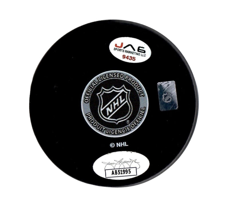 Andrei Vasilevskiy autographed inscribed puck NHL Tampa Bay Lightning JSA COA