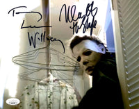 Tommy Lee Wallace Nick Castle signed inscribed 8x10 photo Halloween JSA COA