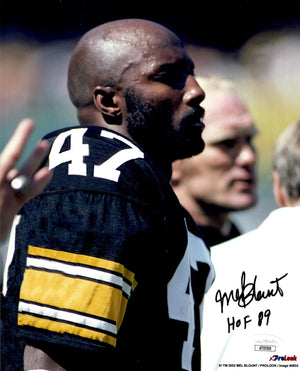 Mel Blount autographed signed inscribed 8x10 photo Pittsburgh Steelers JSA COA