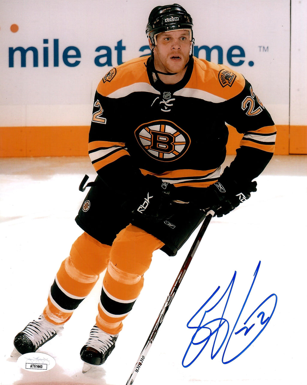 Shawn Thornton autographed signed 8x10 photo NHL Boston Bruins JSA