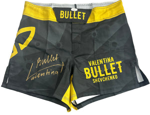 Valentina Shevchenko autographed signed inscribed shorts UFC JSA COA Bullet