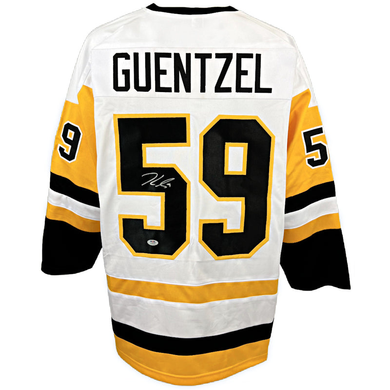 Jake Guentzel autographed signed jersey NHL Pittsburgh Penguins PSA COA