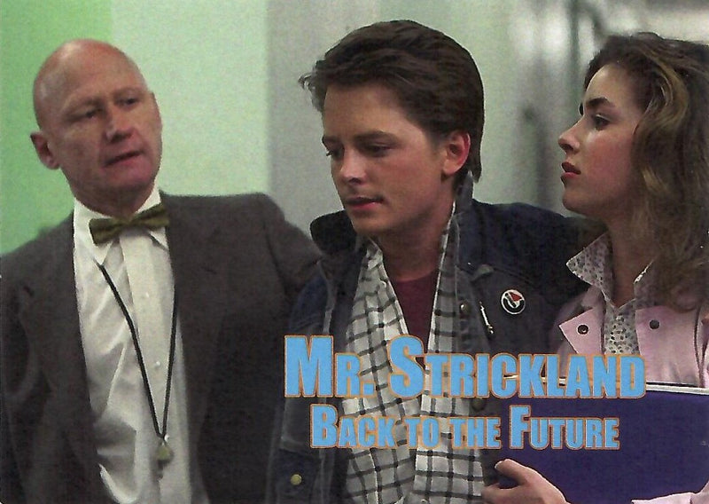 Custom James Tolkan card Back to the future Mr Strickland