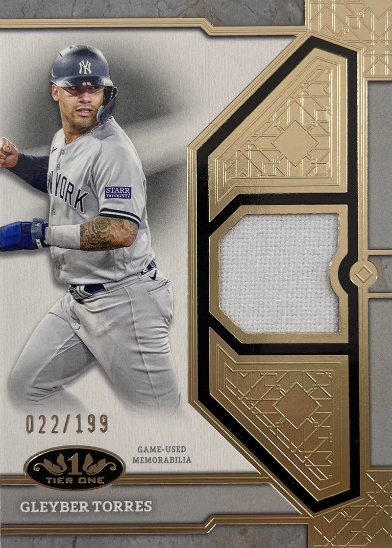 Gleyber Torres card 2024 Topps 22/199 MLB New York Yankees GU Patch