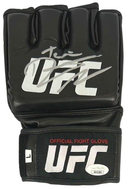 Dustin Poirier autographed signed inscribed authentic glove UFC JSA The Diamond