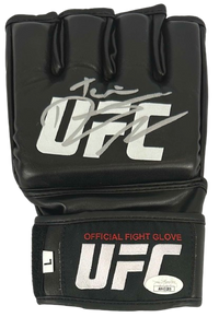 Dustin Poirier autographed signed inscribed authentic glove UFC JSA The Diamond