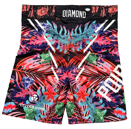 Dustin Poirier autographed signed inscribed shorts UFC JSA COA The Diamond