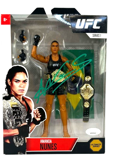 Amanda Nunes autographed signed figure UFC The Lioness JSA COA