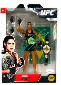 Amanda Nunes autographed signed figure UFC The Lioness JSA COA