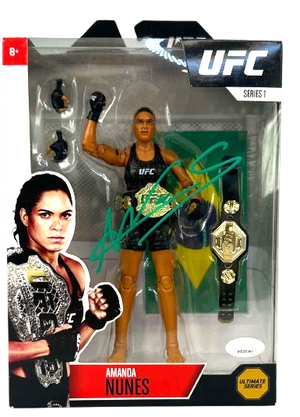 Amanda Nunes autographed signed figure UFC The Lioness JSA COA