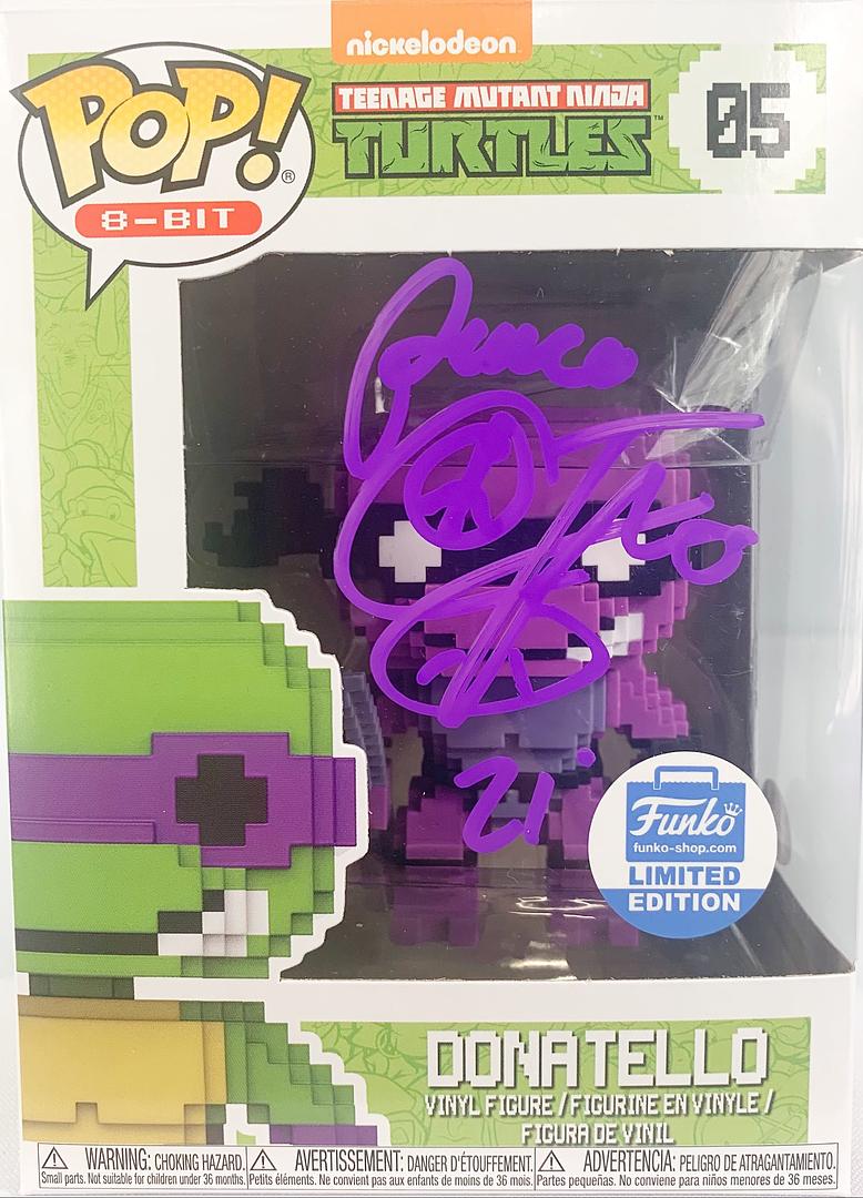 Corey Feldman signed inscribed Funko Pop #05 Teenage Mutant Ninja Turtles JSA