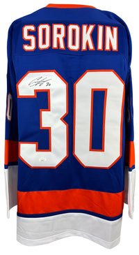 Ilya Sorokin autographed signed jersey autographed New York Islanders JSA COA