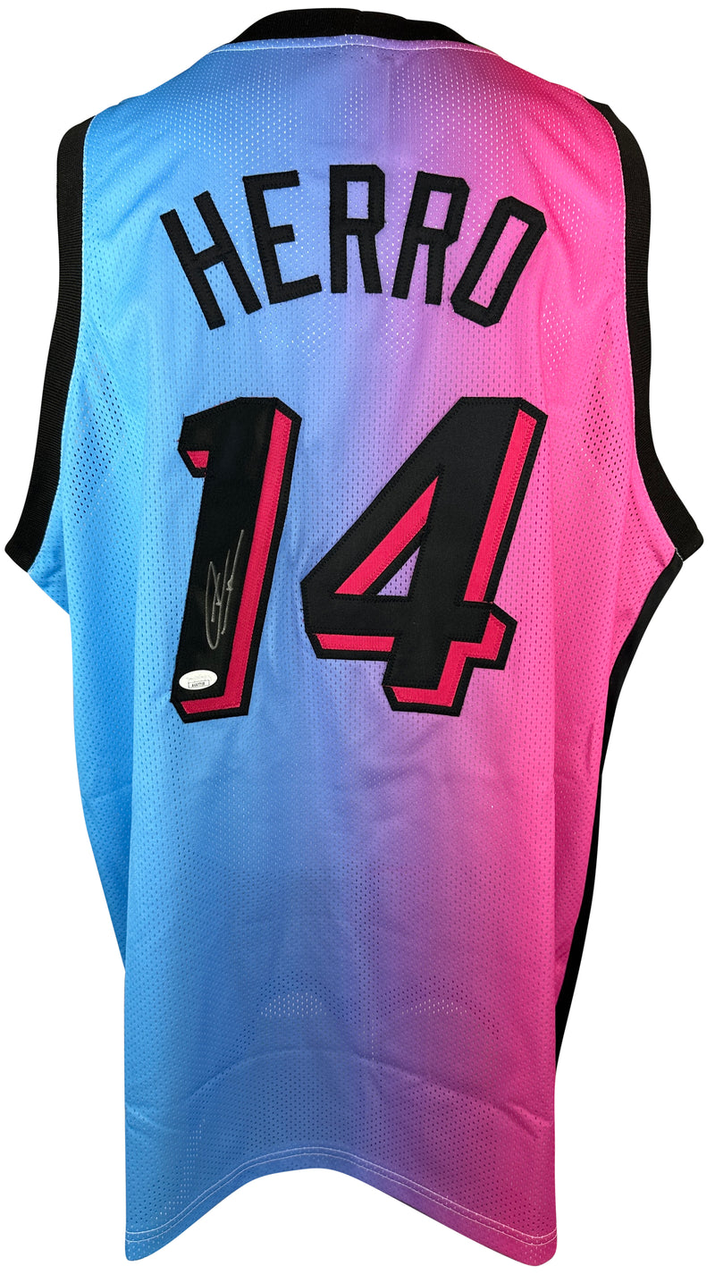 Tyler Herro autographed signed jersey NBA Miami Heat JSA COA