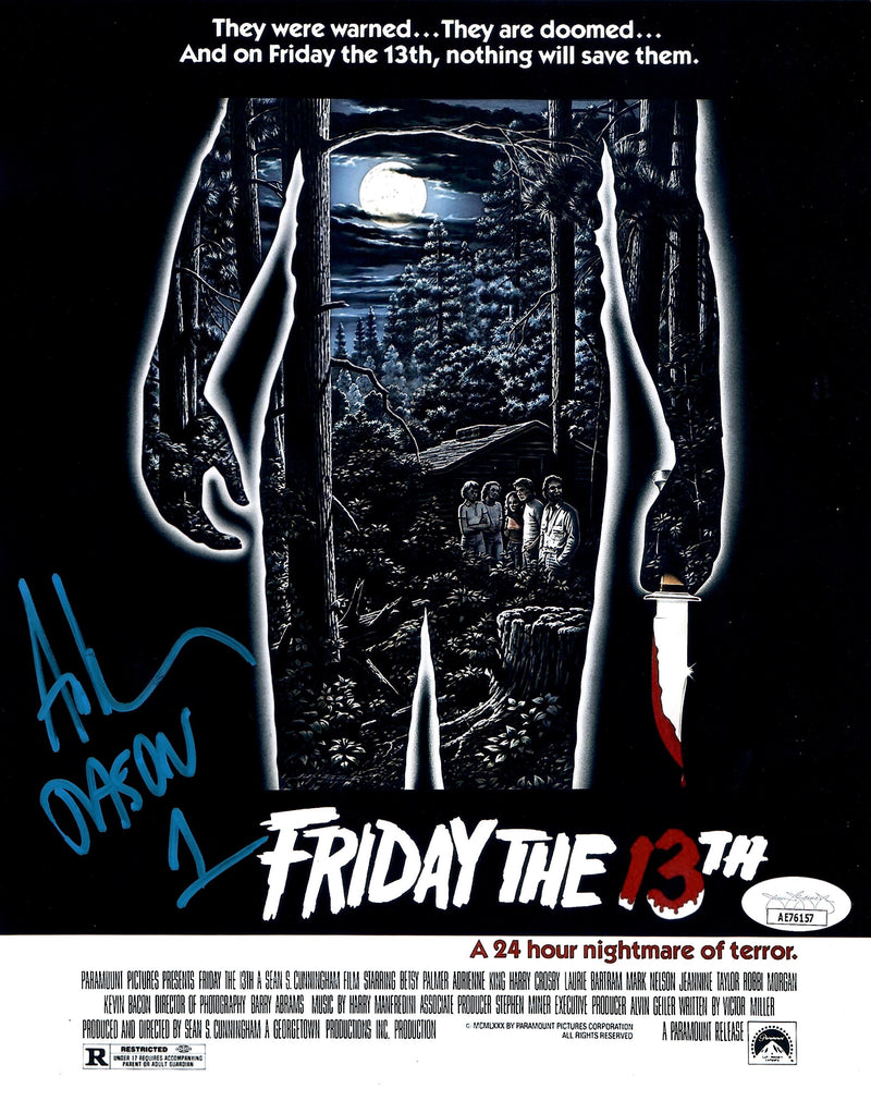 Ari Lehman signed inscribed 8x10 photo Friday The 13th JSA COA Jason Voorhees