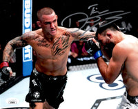 Dustin Poirier autographed signed 8x10 photo UFC JSA COA Benoit Saint Denis