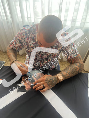 Dustin Poirier autographed signed 8x10 photo UFC JSA COA Max Holloway