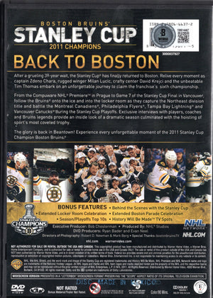 Tim Thomas autographed signed inscribed DVD Boston Bruins Stanley Cup Champions