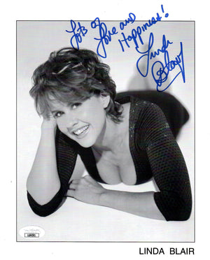 Linda Blair autographed signed inscribed 8x10 photo JSA COA