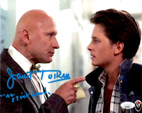 James Tolkan signed inscribed 8x10 photo Back to the future JSA Mr. Strickland