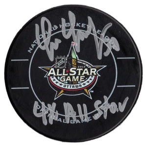 Tim Thomas autographed signed all-star puck NHL Boston Bruins BAS