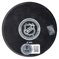 Adam Oates autographed signed puck NHL Boston Bruins BAS Capitals Blues