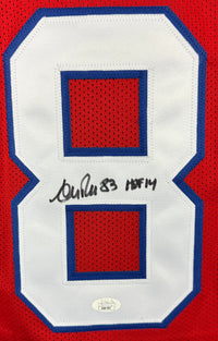 ANDRE REED AUTOGRAPHED SIGNED INSCRIBED RED PRO STYLE JERSEY