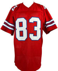 ANDRE REED AUTOGRAPHED SIGNED INSCRIBED RED PRO STYLE JERSEY