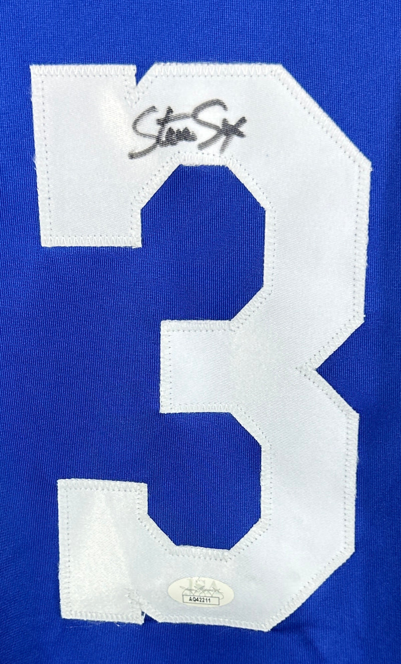 STEVE SAX SIGNED AUTOGRAPHED BLUE PRO STYLE JERSEY JSA COA