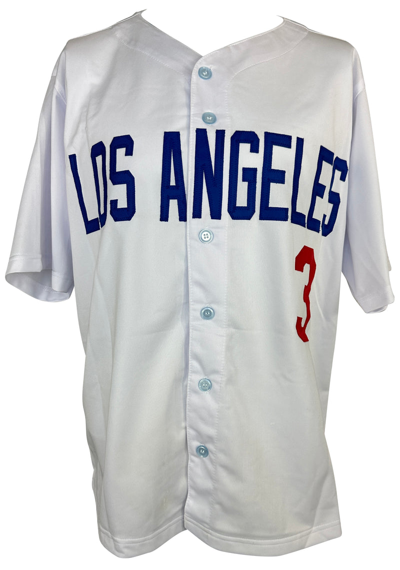 STEVE SAX SIGNED INSCRIBED WHITE PRO STYLE JERSEY JSA COA