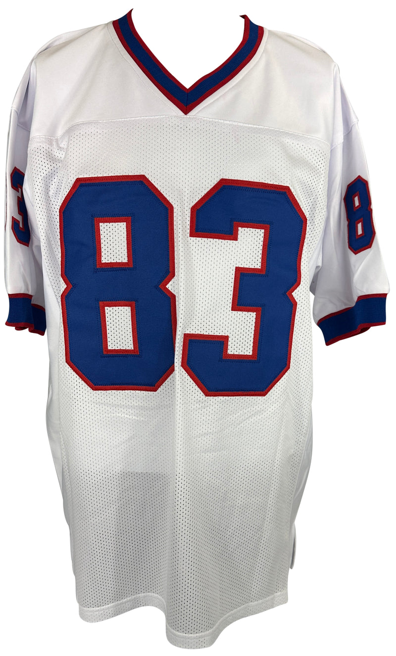 ANDRE REED AUTOGRAPHED SIGNED INSCRIBED WHITE PRO STYLE JERSEY