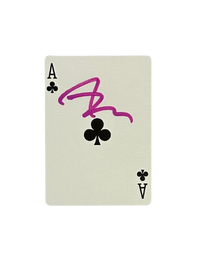 Tony Daniels autographed signed inscribed Playing card Gambit X-Men