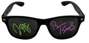 Brian Knobbs & Jerry Sags autographed signed sunglasses WWE WWF JSA Nasty Boys