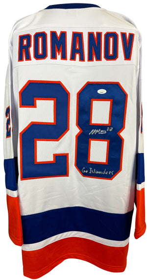 Alexander Romanov signed inscribed jersey autographed New York Islanders JSA COA