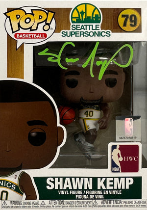 Shawn Kemp autographed signed Funko #97 Seattle Supersonics JSA COA