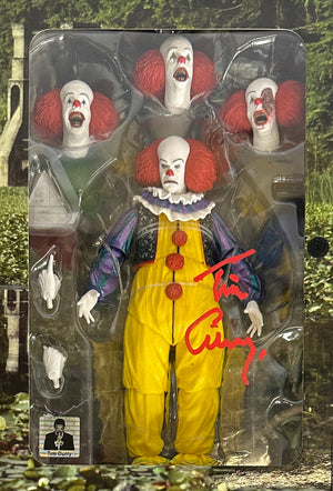 Tim Curry autographed signed NECA figure JSA COA IT Pennywise