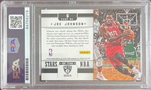 Joe Johnson auto 2012 Panini Prestige #6 card Atlanta Hawks PSA Encapsulated