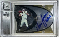 Warren Moon auto inscribed card 1197 UP SPX #14 NFL Vikings BAS Encap auto 10