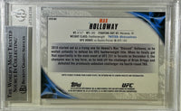 Max Holloway auto 2019 Topps Chrome #UFCK-MH BAS Encapsulated UFC