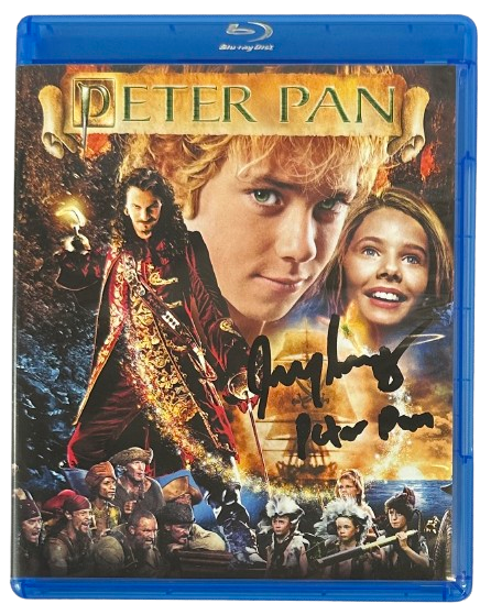 Jeremy Sumpter autographed signed inscribed Blu-ray DVD cover Peter Pan JSA COA