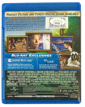 Jeremy Sumpter autographed signed inscribed Blu-ray DVD cover Peter Pan JSA COA