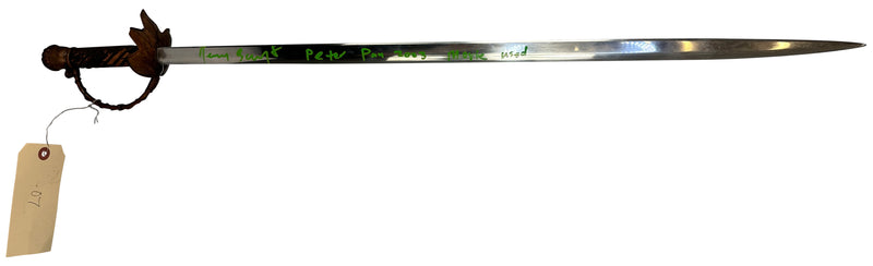 Jeremy Sumpter inscribed Peter Pan movie set used little leaf sword JAG LOA