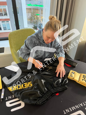 Valentina Shevchenko autographed signed inscribed shorts UFC JSA COA Bullet