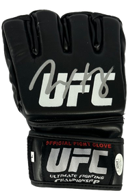 Max Holloway autographed signed glove UFC Justin Gaethje JSA COA Blessed