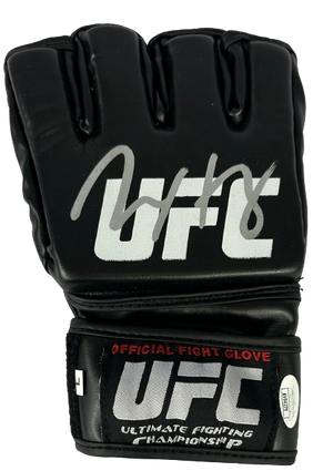 Max Holloway autographed signed glove UFC Justin Gaethje JSA COA Blessed