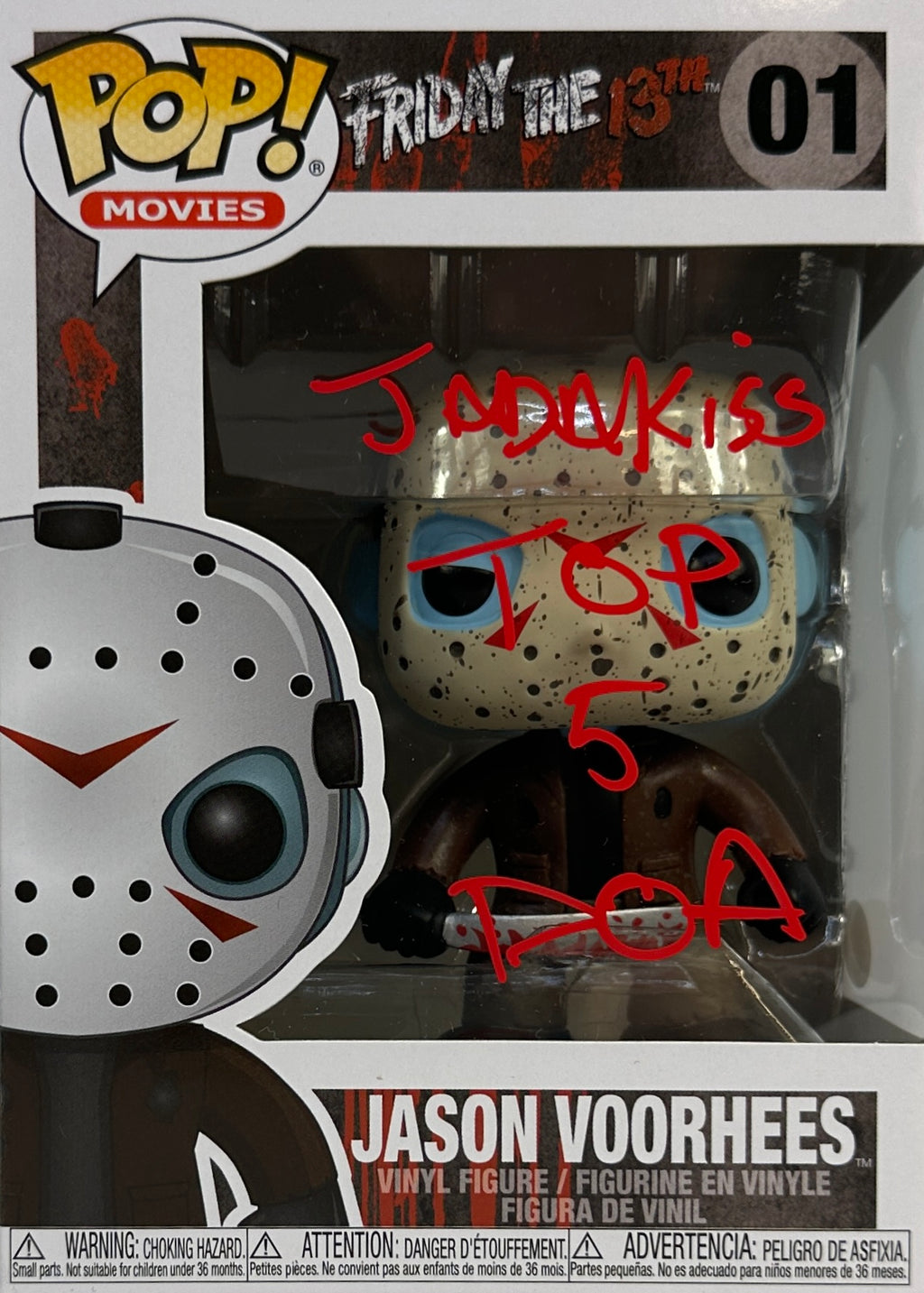 Jadakiss autogaphed signed inscribed Funko Pop #01 JSA COA Jason Voorhees